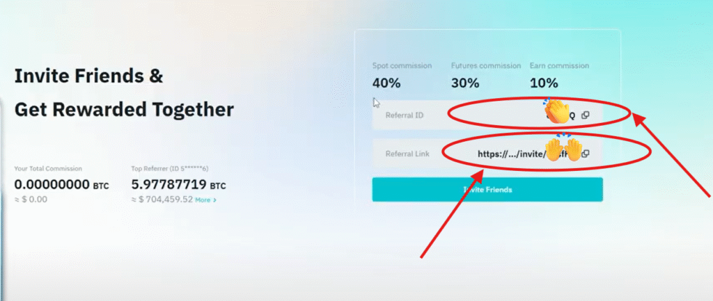 Copy the Referral Program Link